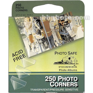 Clear Photo Corners - from Claire Magnolia