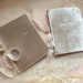 Limited Edition Velvet Vow Book Set of 2- Separate His Vows + Her Vows Booklets - silk based velvet and raw silk ribbon - by ClaireMagnolia 