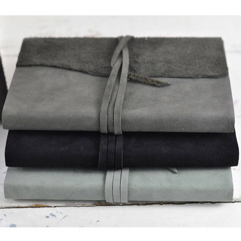 Inside Out Leather Sketchbook Or Journal Genuine Leather Etsy