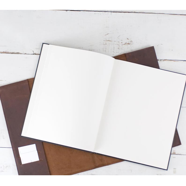 Refillable Sketchbook leather Sketchbook Cover Etsy