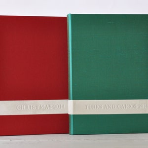 Schärpe aus Samt - Personalisiertes Fotoalbum oder Gästebuch, Standesamtbuch - Individuelle Farben von Claire Magnolia