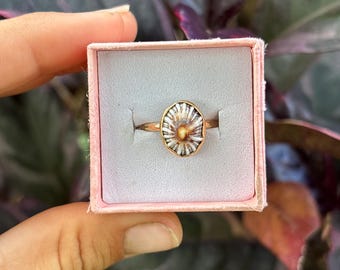 14K guldfylld 'Opihi Awa-ring