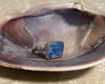 Broken Japanese Chinaware Ring