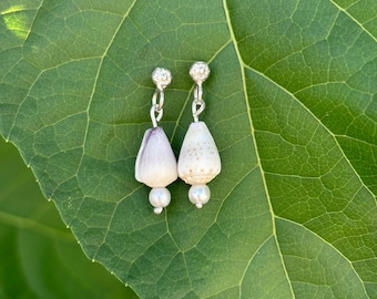 Hawaiian Cone Shell Dangle Earrings