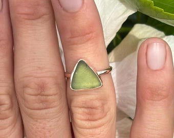 Gold Filled Sea Glass Ring
