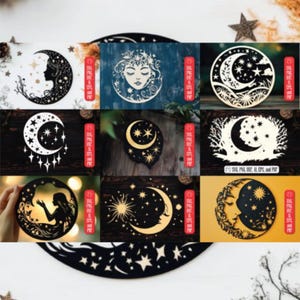 Cricut Magic and Celestial SVG Bundle Laser Cut Files Designs