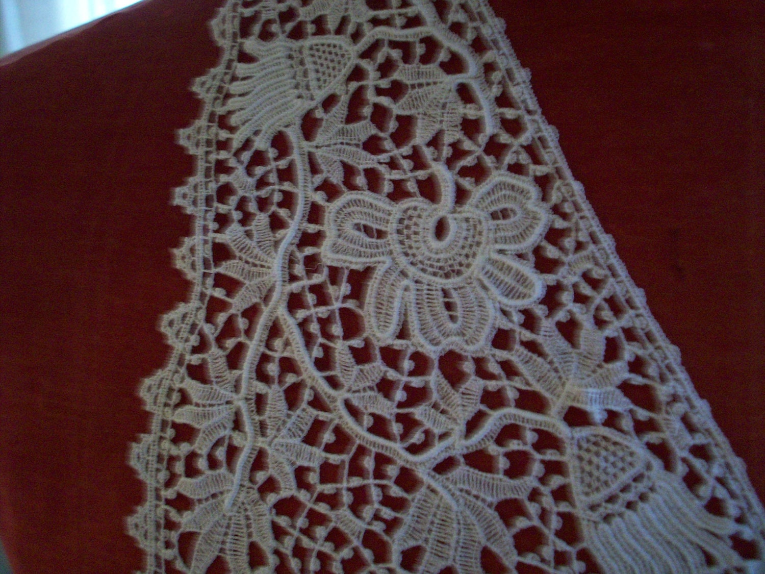 1920s antique fine lace collar of irish crochet look | Etsy