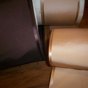 Satin Edge Faille wide ribbon vintage