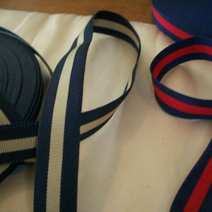 Vintage modevak lint in strepen