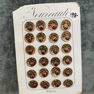 Vintage Paris Buttons - Etsy