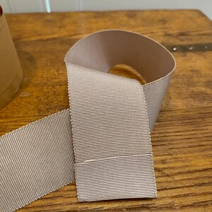 Antique Silk petersham cotton/silk vintage millinery ribbon