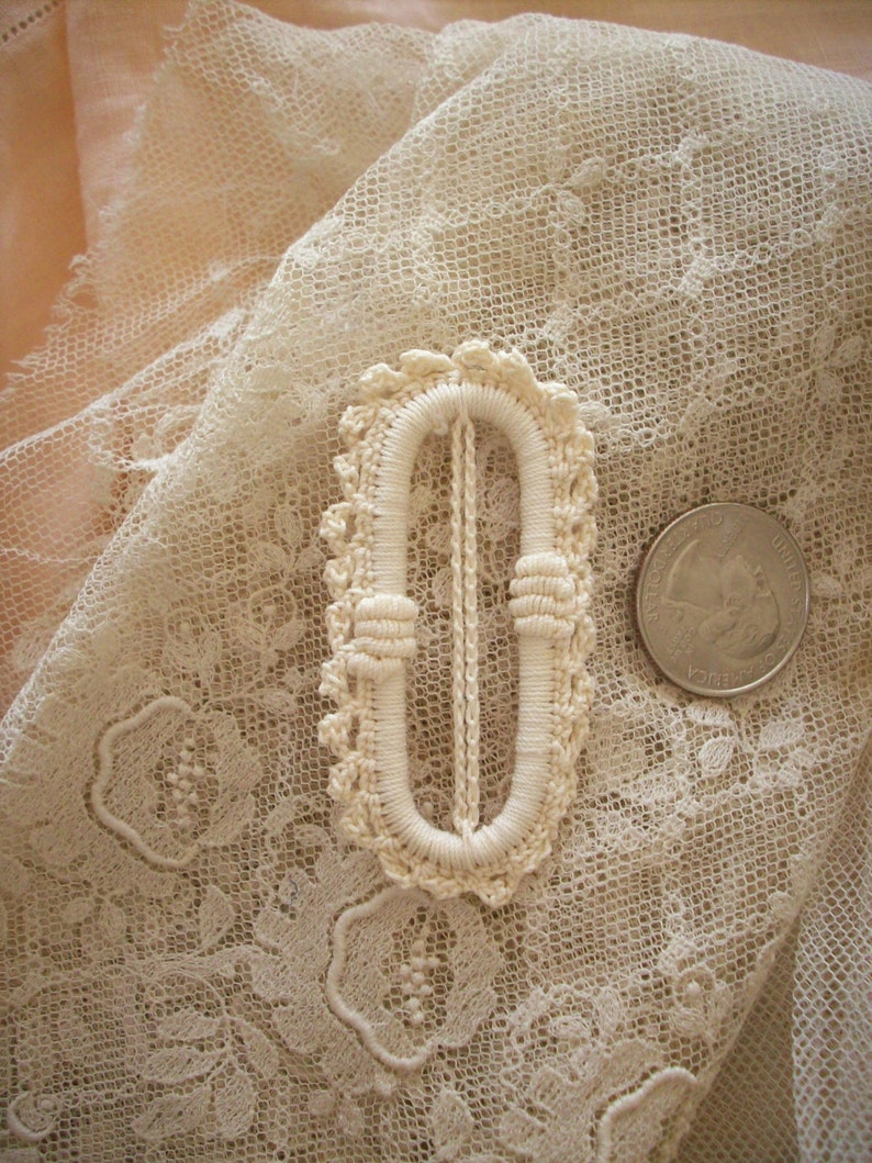 Lace buckle antique fabulous image 1