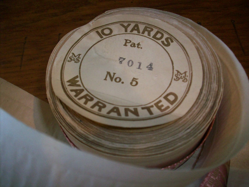 Antique metal novelty ribbon 1910s to 1920s