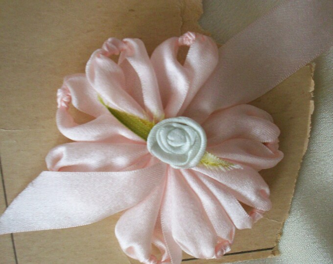Pink Ribbon Work Was Made of Silk Ribbon, Authentic 1920s - Etsy