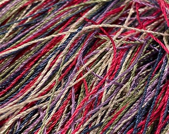 DII Cotone Handloom Slub, a Righe con Twisted Fringe Ringrosso Taupe