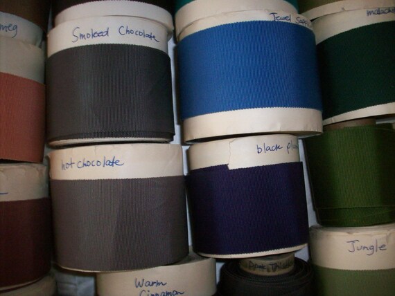 Ruban gros 2 grain coton/rayonne Vintage 2 gros 1/8 Ruban gros 2 grain coton/rayonne Vintage 2 gros 1/8