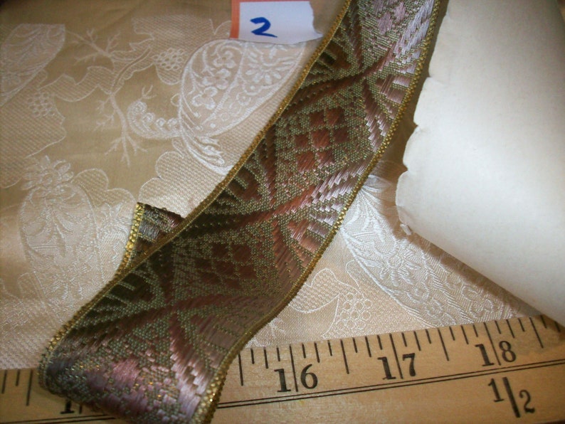 Antique metal novelty ribbon 1910s to 1920s