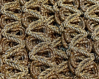 wholesale and retail vintage gold metallic trim, yardage vintage supplies store stock