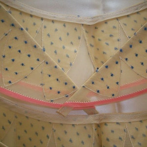 1920s antique fine dotted swiss collar on cotton organdy image 5