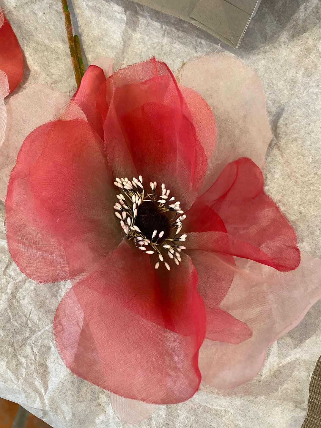 Vintage Silk Flowers Lovely Colors Etsy