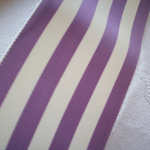 wholesale Orchid vintage ribbon 2 inch stripe