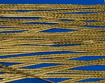 embellecedor de metal dorado francés antiguo 1/8"