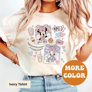 Coquette Bows Minnie and Daisy shirt, Disney With My Bestie Shirt, Disney Girls Trip shirts, WDW Magic Kingdom Disneyland Matching Girls Tee