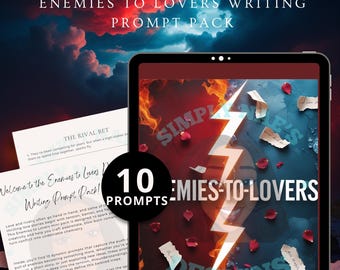 Pacchetto di spunti di scrittura per trasformare i nemici in amanti / Idee per storie romantiche / Download immediato