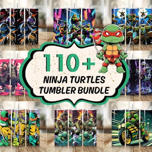 110+ Ninja Turtles Tumbler Wrap Bundle, 20oz Turtles Tumbler Wrap, Turtle Tumbler Design, Cute Ninja Tumbler, Cute Cartoon Heroes, Ninja Png