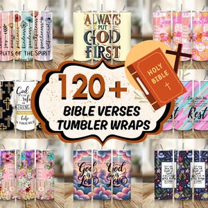120+ Bible Verses Tumbler Wrap Bundle, Jesus Tumbler, Christian Bible Verses, Christian Quotes, Religious Tumbler Wrap, 20oz Bible Verse Png