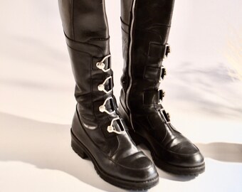 vintage versace boots