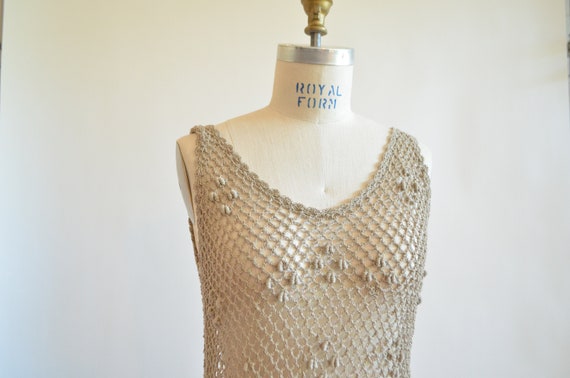 Vintage CROCHET summer tank top