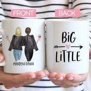 CUSTOM - Reveal Big Little Gifts for Sorority Sister Gift Coffee Mug Cute 1800A