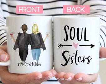 Birthday Gifts for Her Best Friend Gift Personalized Gifts for Women Coffee Mug 1865A