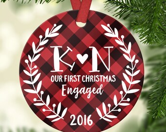 engagement ornament etsy
