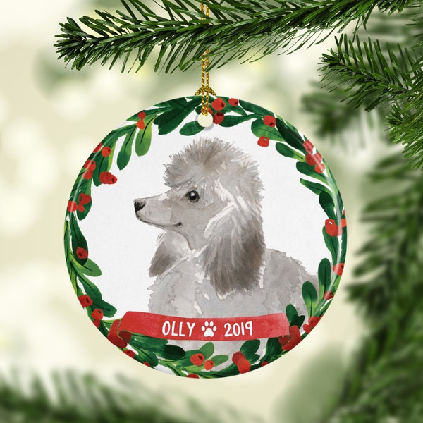 Poodle Ornament Etsy
