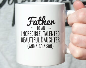 Funny Fathers Day Gift from Daughter Fathers Day Mugs Dad Birthday Gift 1016A