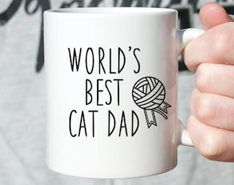 Funny Birthday Gift for Boyfriend Gift Anniversary Gifts for Men Anniversary Gifts for Boyfriend Funny Cute Cat Dad Coffee Mug Quote 1054A
