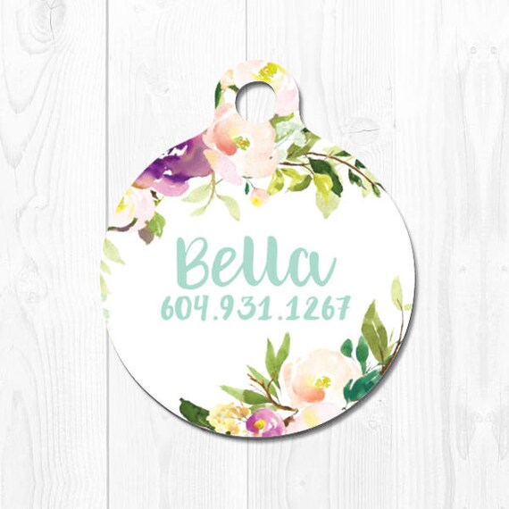 Katze Tag Pet Id Tag Susse Hundemarke Personalisierte Hund Tags Etsy