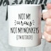 Retirement Gifts for Women Teachers Men Coffee Mug Monkeys Circus Funny 1142A 