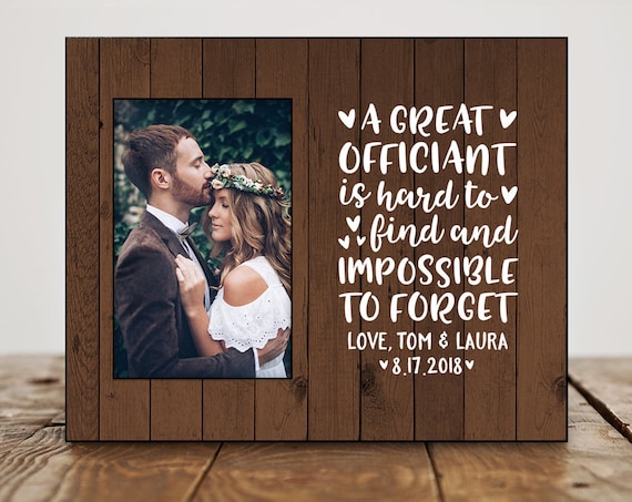  Wedding Officiant Thank You Gift Officiant Gift 