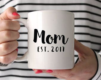 Personalized Mothers Day Gift for New Mom Baby Shower Gift for Mom Coffee Mug 1152A