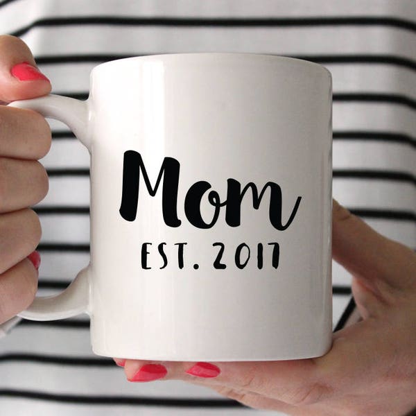 Personalized Mothers Day Gift for New Mom Baby Shower Gift for Mom Coffee Mug 1152A