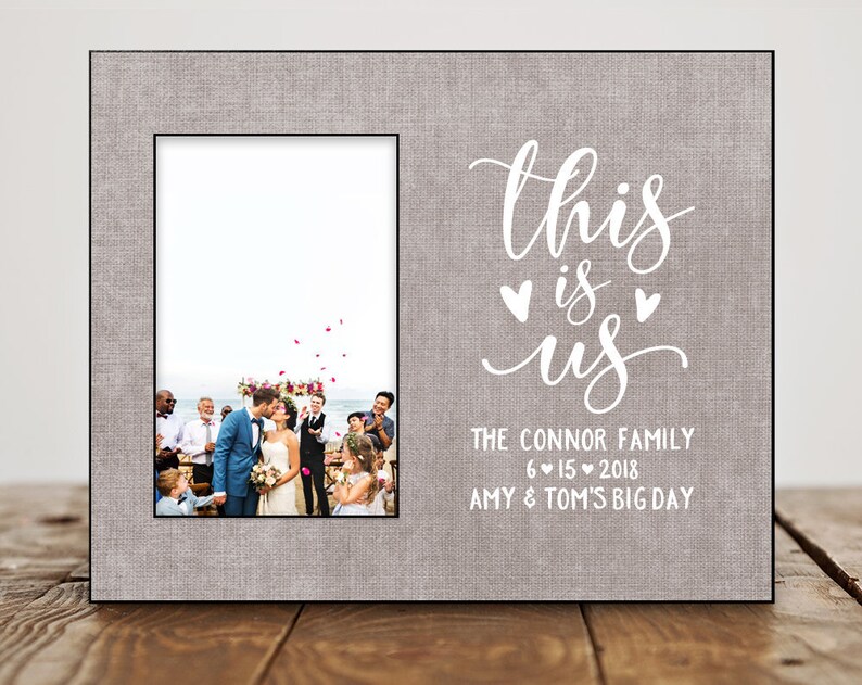 Wedding Gift for Parents of the Bride Picture Frame Wedding Gift for Parents of the Groom Wedding Gift for Mom and Dad Quote 8378