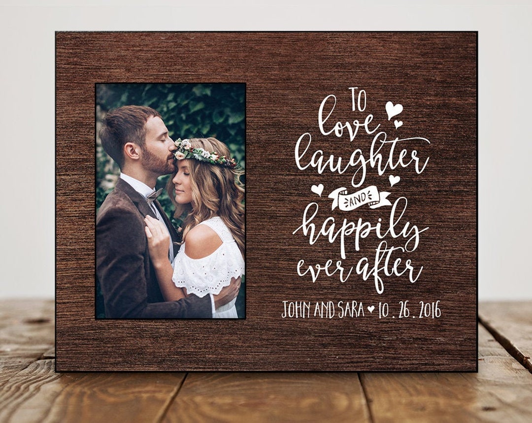 Personalized Wedding Gift for Couple Unique Wedding Frame Etsy