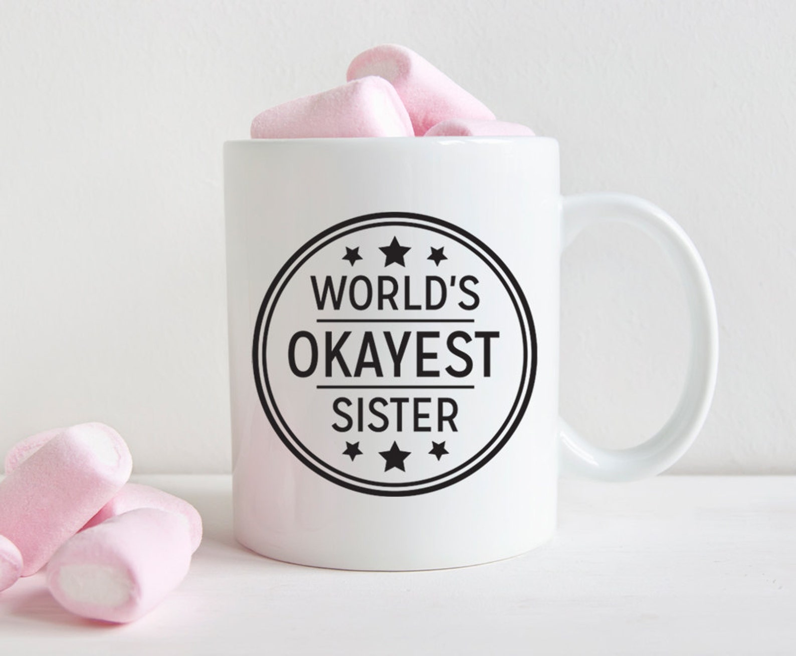 Кружка Lets Snow. Gifts for your sister. Pad's World - the sister Case. Funny sister