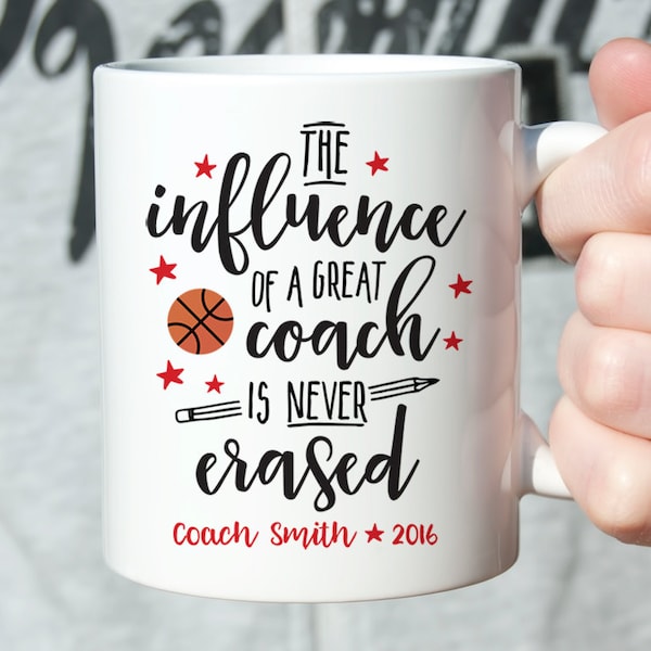 Basketball Coach Gift Coach Gift Ideas Coach Gifts Coach Mug Coach Coffee Mug Custom Gift for Basketball Coach Stars Custom Mug Cute 1109A