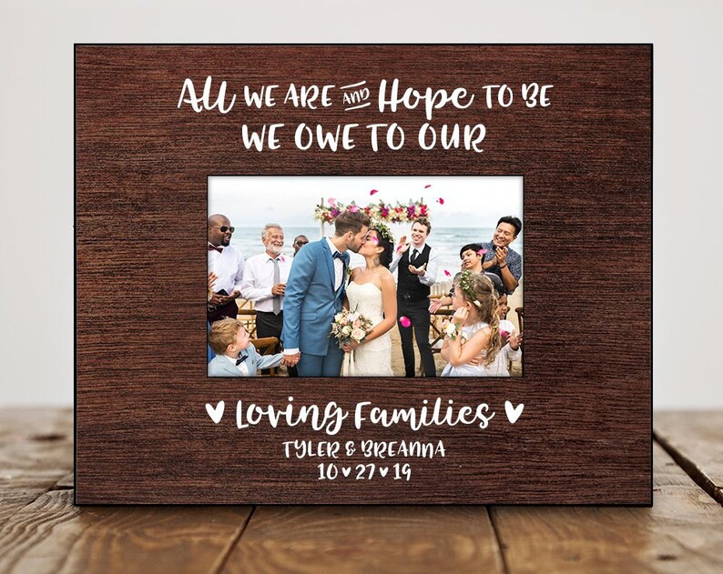 Wedding Gift for Parents of Bride Wedding Gift for Mom and Dad Etsy