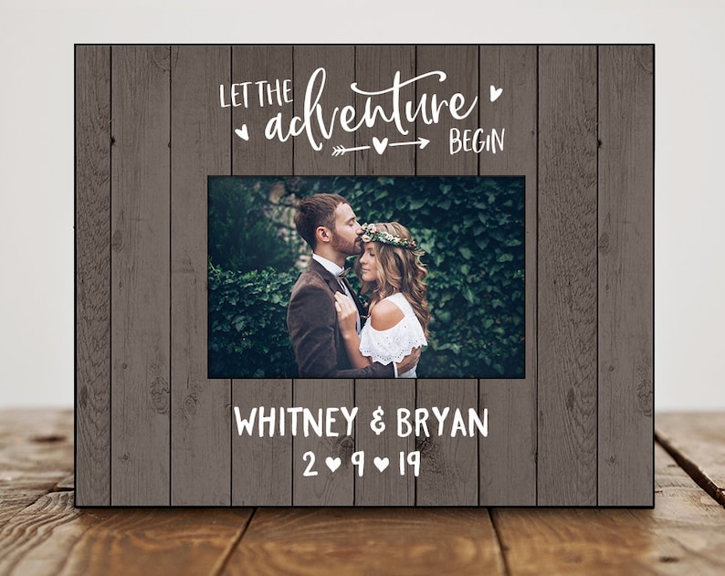Wedding Gift Ideas Wedding Gifts for Wife Personalized Gifts For Couple Wedding Picture Frame Wedding Shower Gift for Bride Date 8158