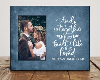 Wedding date frame | Etsy